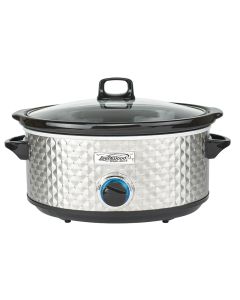 Brentwood Select 7 Quart Slow Cooker in Silver